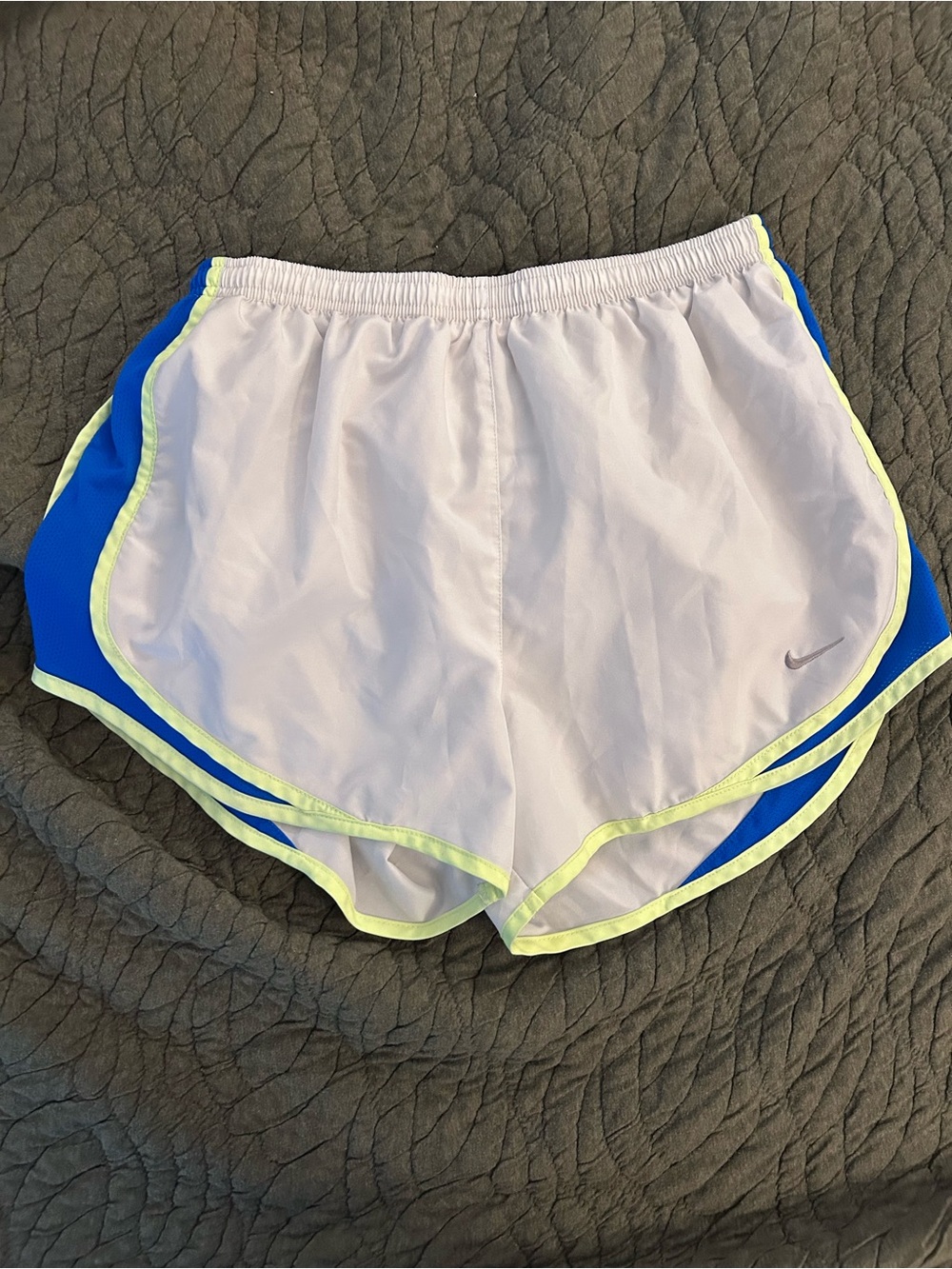 Nike Tempo Running Shorts Blue & Neon Nike Running Shorts